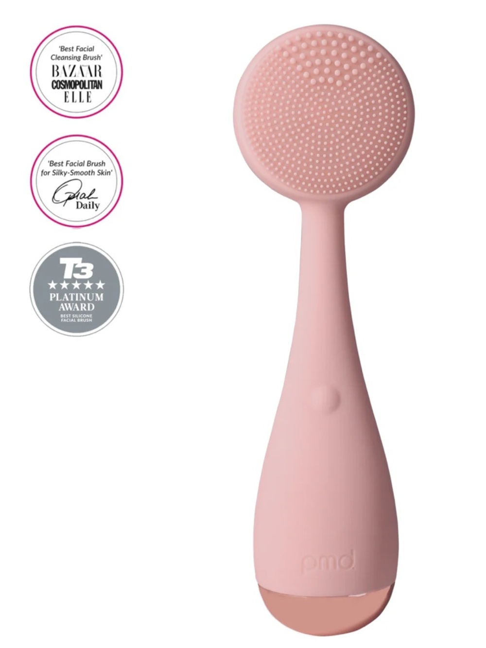 PMD Pink Silicone Facial Cleansing Device
